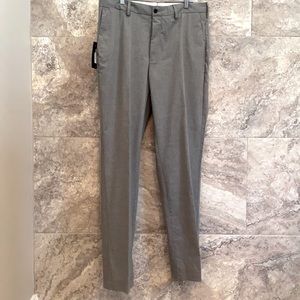 Mens Polo gray dress pants. Size 33w 32l. NWT